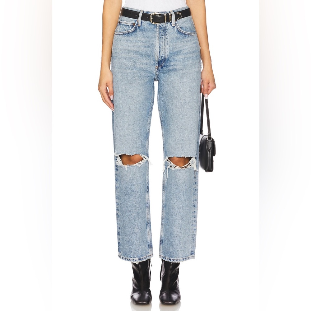 AGOLDE 90’s Mid Rise Loose Fit Jeans in Alter – Size 25